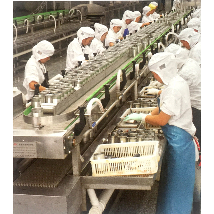 canned fish processing line