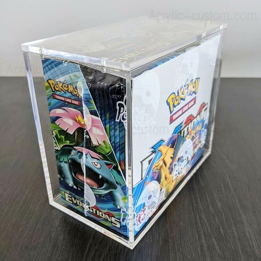 Pokemon Evolutions Booster Box Case, Wholesale Acrylic Booster Box